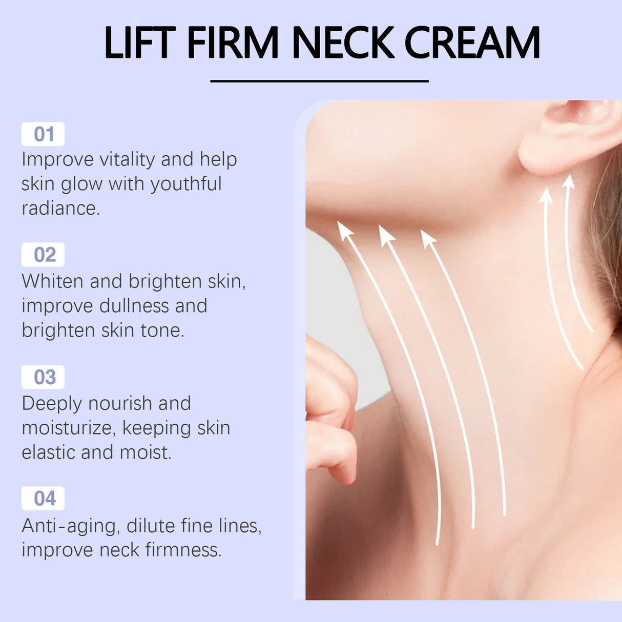 OUHOE Neck Cream - Hydrating, Moisturizing, and Refreshing Skin Care Lotion for Neck and Body - V.I.P Digital Presence