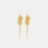 Titanium Steel Chain Shape Earrings - V.I.P Digital Presence