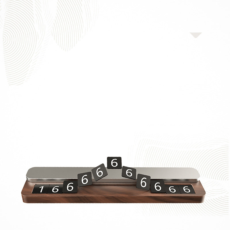 Car Parking Card High Temperature Resistant Mobile Phone Number Plate Walnut Simple Parking Card - V.I.P Digital Presence