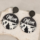 Alloy Wooden Dangle Earrings - V.I.P Digital Presence