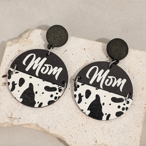 Alloy Wooden Dangle Earrings - V.I.P Digital Presence