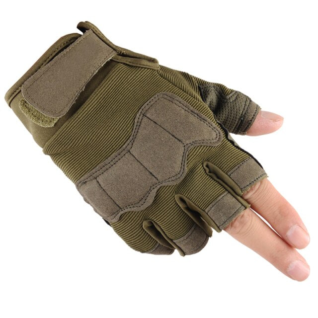 1 Pair Tactical Sports Fitness Weight Lifting Gym Gloves Training Fitness bodybuilding Workout Wrist Wrap Exercise Glove for Men - V.I.P Digital Presence