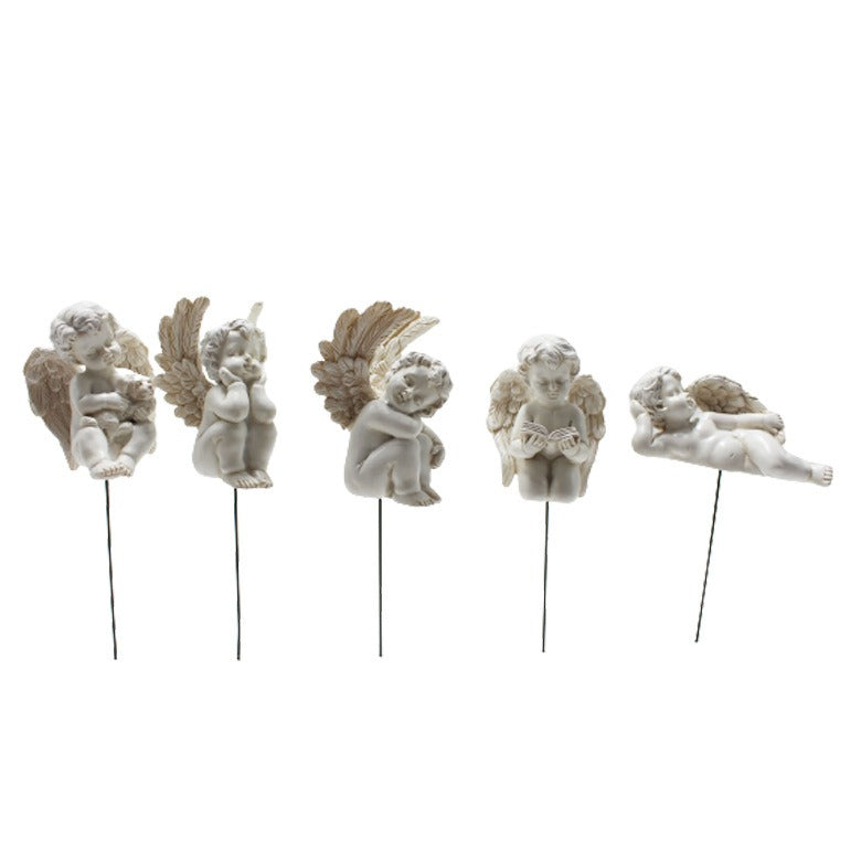 Angel plugin garden little girl resin flower decoration micro landscape garden statue - V.I.P Digital Presence