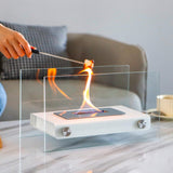 Rectangular alcohol fireplace heating decoration brazier fireplace smokeless flame ethanol fireplace - V.I.P Digital Presence