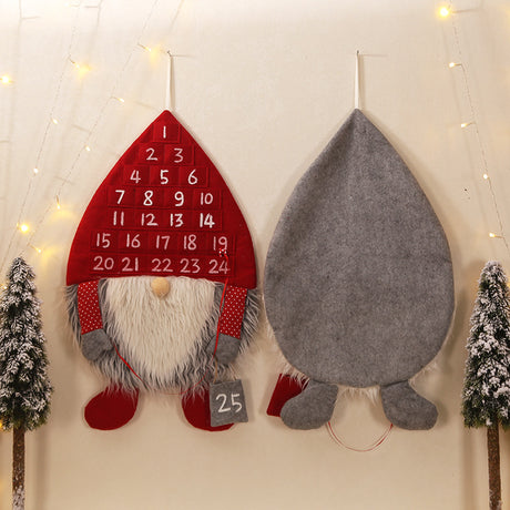 Christmas decorations non-woven fabric simulation wool creative forest man calendar Christmas calendar ornaments - V.I.P Digital Presence
