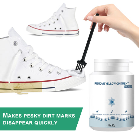 Shoes Stain Removal Yellow Gel, Remove Oxidation To Clean Stains Yellow Edge Wash Free Gel Small White Shoes - V.I.P Digital Presence