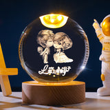 Starry Sky 3D Micro Landscape Crystal Ball Home Desktop Creative Interior Carving White Crystal Ball Ornament Craft Gift product - V.I.P Digital Presence