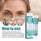 Crema blanqueadora para manchas que hidrata y humecta la piel para aclarar las manchas, crema de belleza para blanquear, iluminar y rejuvenecer la piel.