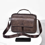 Men's Business Satchel Single Shoulder Bag Cross Body Large Capacity Single Shoulder Leisure Bag Messenger Bag - V.I.P Digital Presence
