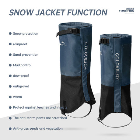 Hiking Skiing Leg Guard Foot Cover Men and Women Winter Outdoor Cold Warm Thickening Waterproof Wear-resistant Leg Cover - V.I.P Digital Presence