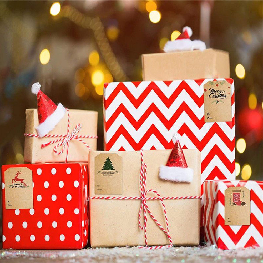 Christmas gift stickers decorative sealing sticker Merry Christmas Reward Self-adhesive labels Children's Day party - V.I.P Digital Presence
