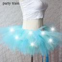 Arrival Women Tulle Tutu Skirt Sexy Mini Fancy Adult Petticoat Fluffy Yarn Ballet Dance Halloween Led Light Up - V.I.P Digital Presence