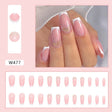 French simple glitter girl’s soft and tender wearable manicure nails - V.I.P Digital Presence
