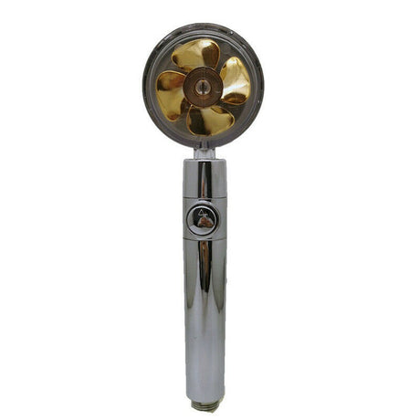 Onder Druk Douchekop Shower Nozzle Water-saving Flow 360 Rotating High-pressure Nozzle With Small Fan - V.I.P Digital Presence