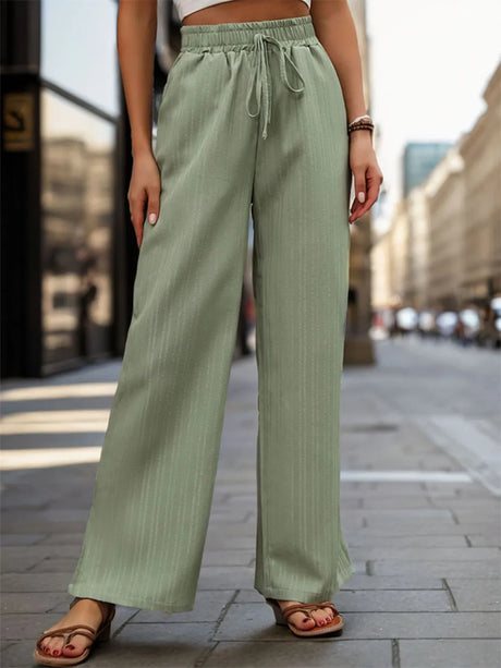 High Waist Wide Leg Pants - V.I.P Digital Presence