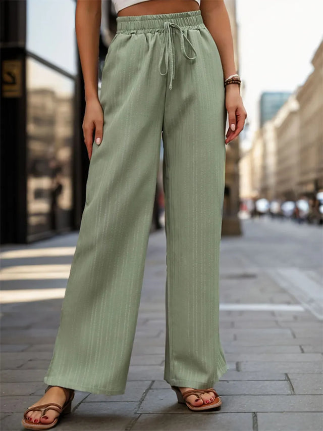 High Waist Wide Leg Pants - V.I.P Digital Presence