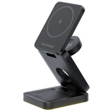 3 in 1 Wireless Charger Magnetic Foldable Charger For iphone charger power Adapter Charging Stand & Holder - V.I.P Digital Presence