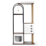 cat climbing frame,Cat Tree,Modern Cat Tower, Multi-Level Cat Condo with 1 Caves,2 Scratching Posts,Perch,for Indoor Cats - V.I.P Digital Presence