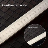 20 - Inch Dual - Scale Stainless Steel Ruler, thickened quenched steel, with random lanyard, great for drawing & measuring. - V.I.P Digital Presence