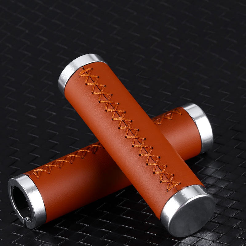 Mountain Bike Handlebar Sleeve Fiber Leather Surface Lock Shock-Absorbing Non-Slip Vice Handle Handlebar Grip Riding Accessories - V.I.P Digital Presence