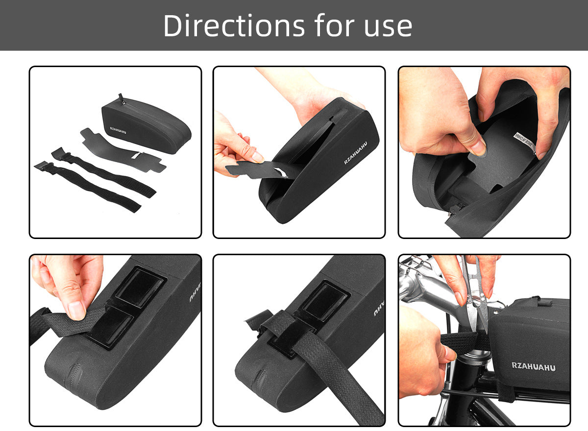 Bolsa impermeable para bicicleta, bolsa para el tubo superior, bolsa para la cabeza, bolsa para el haz delantero de bicicleta de carretera, bolsa para bicicleta de montaña, bolsa para sillín, accesorios