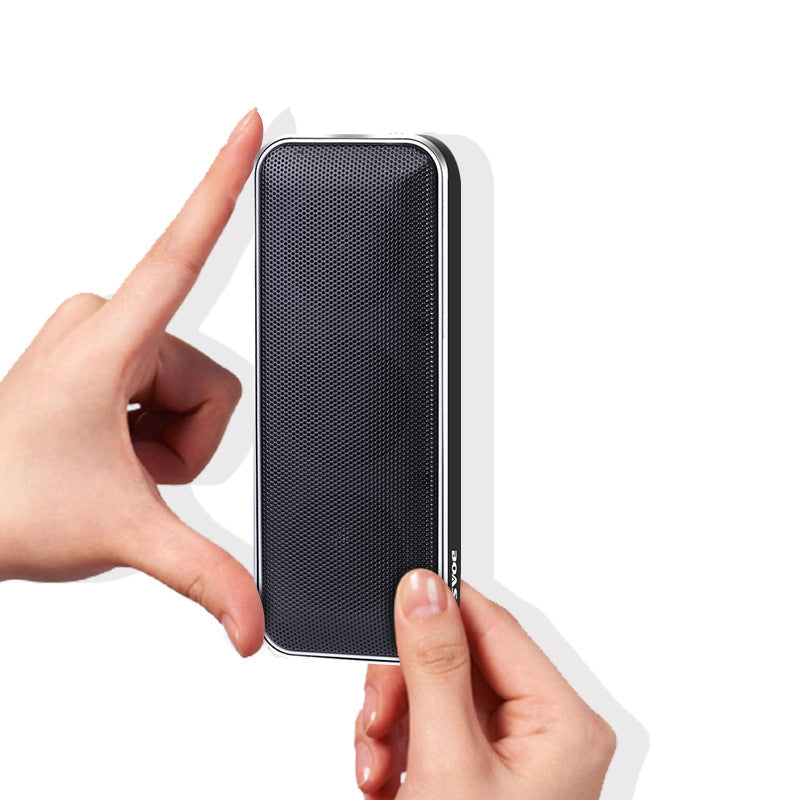 Bluetooth speaker wireless speaker square double speaker mini pocket portable metal ultra-thin exquisite bluetooth speaker - V.I.P Digital Presence