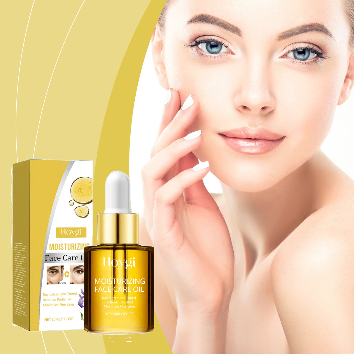 Facial Care Essential Oil Gently Moisturizes, Moisturizes, Tightens, Hydrates, Brightens, Hydrates And Tender Skin Essence