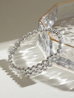 Stainless Steel Inlaid Zircon Bracelet - V.I.P Digital Presence