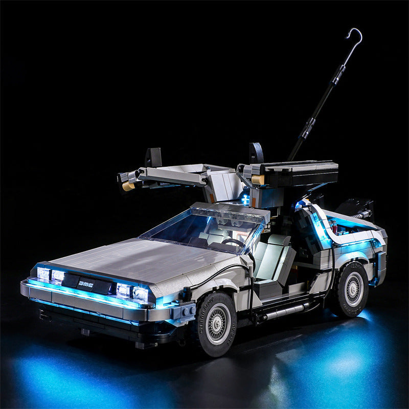 Compatible with LEGO 10300 Back to the Future Time Machine LED Lighting Mechanical Assembly Building Blocks Toy Models Lighting - V.I.P Digital Presence