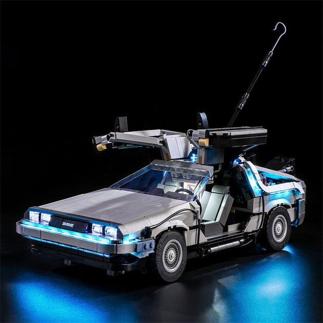 Compatible with LEGO 10300 Back to the Future Time Machine LED Lighting Mechanical Assembly Building Blocks Toy Models Lighting - V.I.P Digital Presence