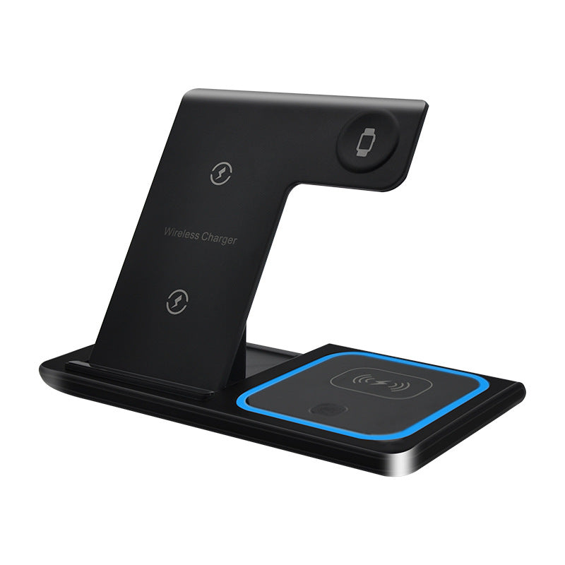 Three In One Wireless Charger Suitable for Mobile Phones, Headphones, Watches, Charging Brackets, Vertical Wireless Charging - V.I.P Digital Presence