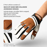 Guantes para ciclismo de carretera con pantalla táctil, cálidos, antideslizantes, resistentes al desgaste, con absorción de impactos y anticolisión para deportes al aire libre