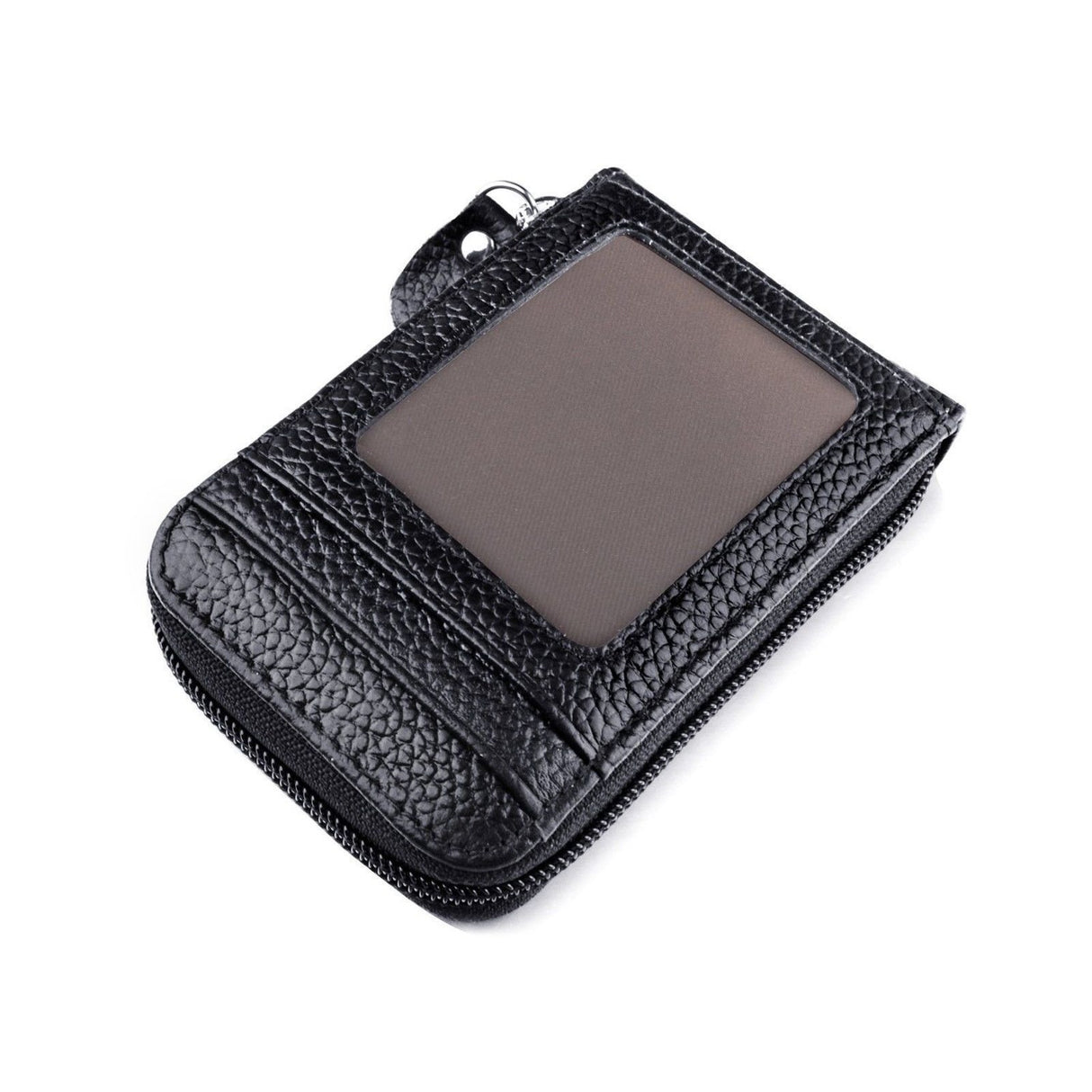 Men's Wallet Genuine PU Leather Credit Card Holder RFID Blocking Zipper Pocket Men bag Multi-card zipper - V.I.P Digital Presence