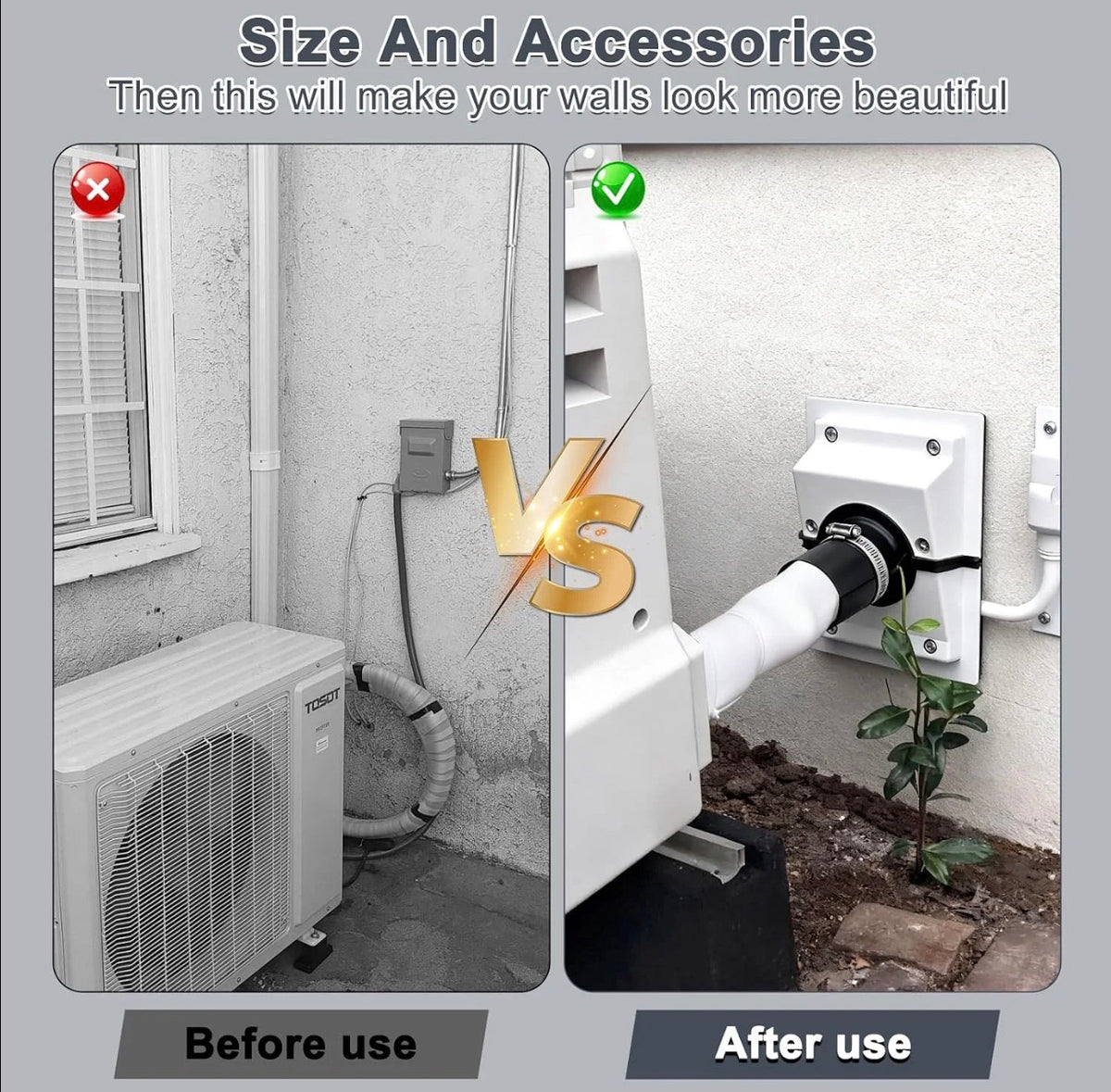 LineSet AC Wall Cover Kit