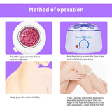 Electric Wax Heater Professionel Hand Feet Body Hair Removal Machine Hand Waxing Paraffin Epilator Mini SPA Wax pot kit - V.I.P Digital Presence