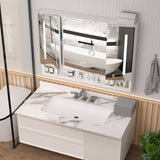 Modern 39x28 inch bathroom cabinets, medicine cabinets with mirrors and LED lights, and bathroom storage cabinets - V.I.P Digital Presence