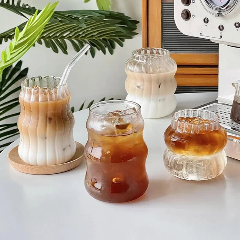 Thickened high borosilicate glass cup household transparent double-layer heat-resistant fruit juice cup - V.I.P Digital Presence