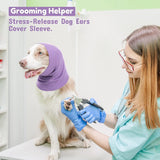 Cat and dog grooming earmuffs, anti-noise earmuffs, neck warmer, decompression, anti-stress, soothing headgear, pet scarf - V.I.P Digital Presence