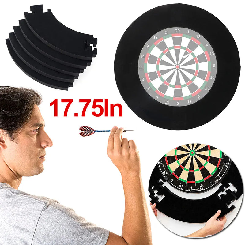 Black Dartboard Surround For Dartboard Universal Wall Protection Splicing Dartboard Surround Ring Dart Accessories - V.I.P Digital Presence