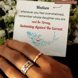 925 Sterling Silver Fish Open Ring - V.I.P Digital Presence