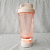 450ml Electric Stirring Cup Spiral Pattern Vortex Protein Powder Shake Cup Automatic Shake Cup Colorful Running Lantern - V.I.P Digital Presence