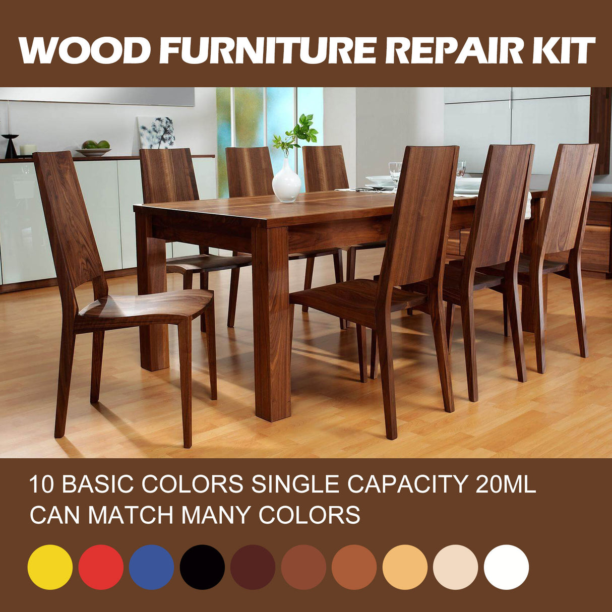Wood Furniture Repair Kit Furniture Beauty Repair Material Repair Faded Touch Up Kit - V.I.P Digital Presence