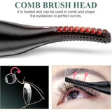 Rechargeable Mini Clip-Type USB Electric Heated Eyelash Temperature Modes Curler Makeup Hours Lasting 3 Long Tool Eye Women M1T2 - V.I.P Digital Presence