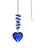Crystal sun catcher pendant wholesale peach heart love prism living room garden decoration hanging sunshine - V.I.P Digital Presence