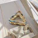Chic Geometric Acetate Hair Claw Clamps Metal Hair Crab Women Girls Hair Clip Leopard Hairpin Hair Crab Hair Accessories - V.I.P Digital Presence