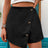 Perfee Decorative Button High Waist Skort - V.I.P Digital Presence