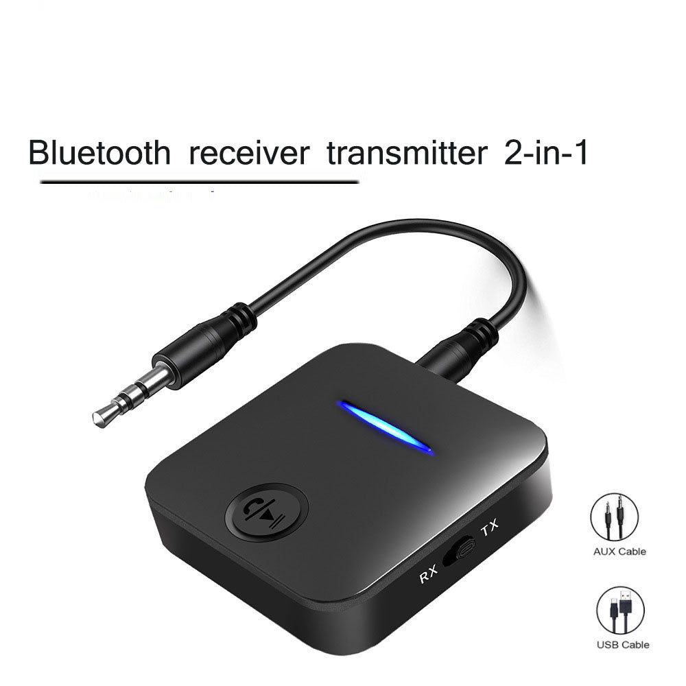 Bluetooth audio receiver transmitter adapter, MIC 2-in-1 car speaker - V.I.P Digital Presence