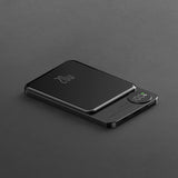 Magnetic charging treasure wireless fast charging industrial style portable metal power bank ultra thin mini - V.I.P Digital Presence