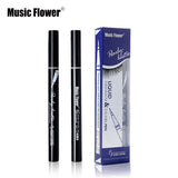 Music Flower 6 Colors Glitter Eyeliner Pencil Liquid Eye Makeup Set Waterproof Long-lasting Black Eye Liner Pen - V.I.P Digital Presence