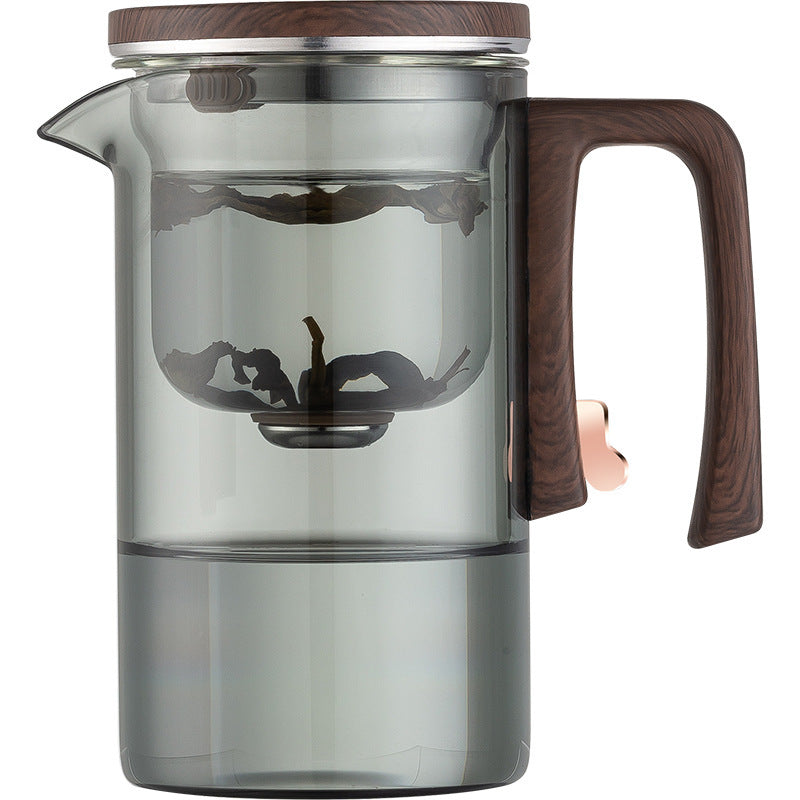 Xiaoman Waist new rodless elegant cup, one click magnetic suction filter glass tea pot, automatic tea separation tea cup - V.I.P Digital Presence